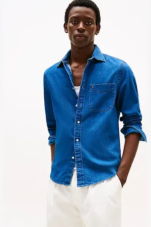 Tommy Hilfiger Koszula jeansowa o regularnym kroju