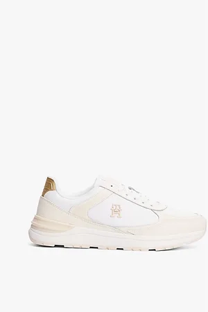 Tommy Hilfiger Skórzane buty sportowe z monogramem TH