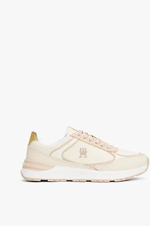 Tommy Hilfiger Skórzane buty sportowe z monogramem TH