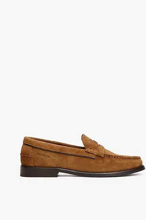 Tommy Hilfiger Skórzane mokasyny z wytłoczonym logo