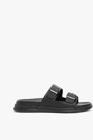 Tommy Hilfiger Skórzane sandały ze sprzączkami