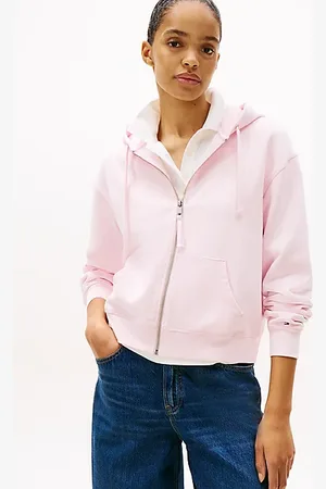 Tommy Hilfiger Rozpinana bluza z kapturem i logo