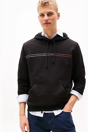 Tommy Hilfiger Bawełniana bluza z kapturem i troczkami