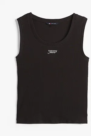 Tommy Hilfiger Wąski top bez rękawów z logo