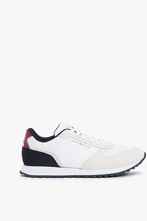Tommy Hilfiger Zamszowe buty sportowe z logo