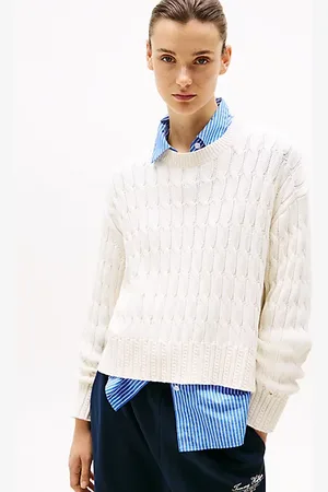 Tommy Hilfiger Sweter z okrągłym dekoltem