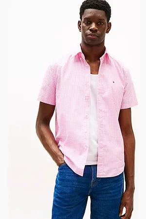 Tommy Hilfiger Koszula Flex z popeliny w drobną kratę