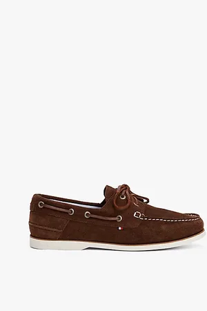 Tommy Hilfiger Zamszowe buty żeglarskie