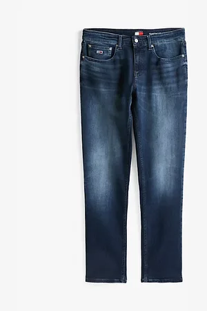 Tommy Hilfiger Wąskie jeansy Scanton z efektem wyblaknięcia