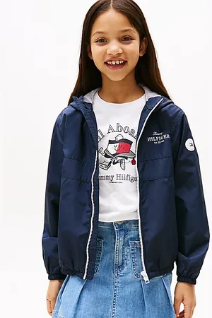 Tommy Hilfiger Wiatrówka z kapturem i logo