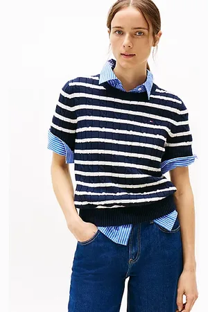 Tommy Hilfiger Sweter z warkoczowym splotem