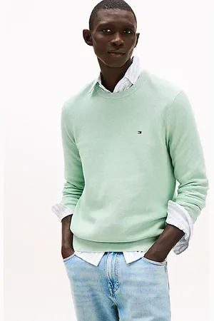Tommy Hilfiger Sweter o wafelkowym splocie z okrągłym dekoltem