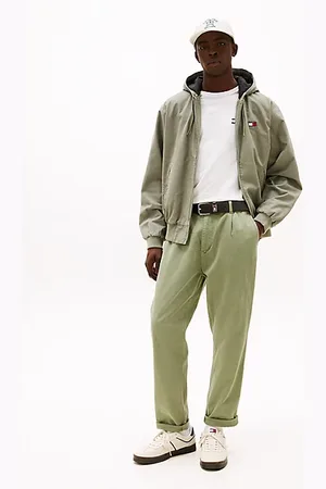 Tommy Hilfiger Regularne spodnie z twillu Isaac