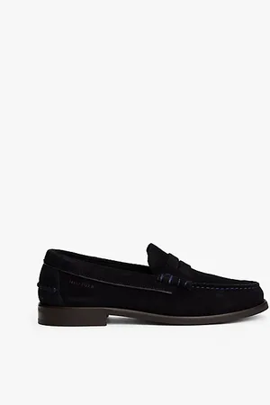 Tommy Hilfiger Skórzane mokasyny z wytłoczonym logo