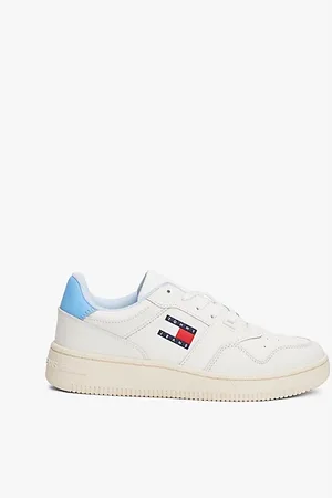 Tommy Hilfiger Skórzane buty sportowe w stylu retro