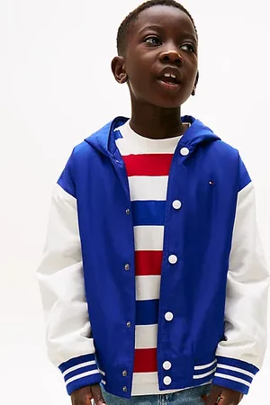 Tommy Hilfiger Kurtka bomber z logo w stylu varsity