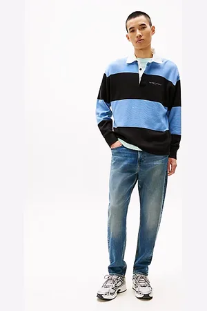 Tommy Hilfiger Zwężane jeansy Isaac z efektem wyblaknięcia