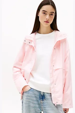 Tommy Hilfiger Przeciwdeszczowa wiatrówka z kapturem