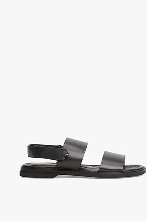 Tommy Hilfiger Skórzane sandały z podwójnym paskiem
