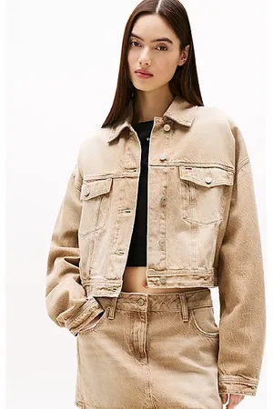 Tommy Hilfiger Denimowa kurtka trucker o skróconym kroju