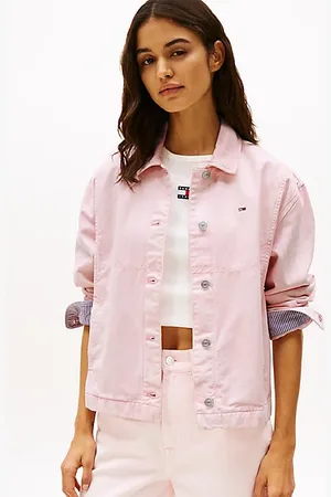 Tommy Hilfiger Kurtka z denimu farbowana w całości