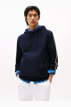 Tommy Hilfiger Bluza z kapturem w sygnowane paski
