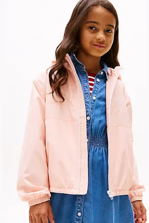 Tommy Hilfiger Wiatrówka z kapturem i logo