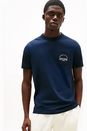 Tommy Hilfiger T-shirt z kieszonką na piersi