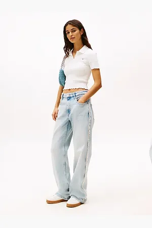 Tommy Hilfiger Jeansy Mia o luźnym prostym kroju