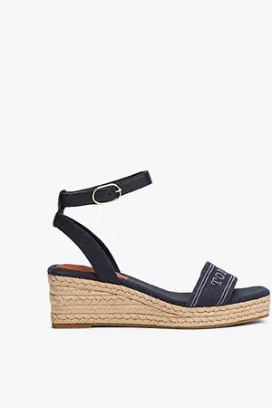 Tommy Hilfiger Espadryle na koturnie Hilfiger Monotype
