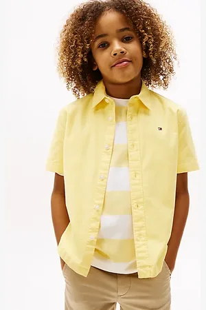 Tommy Hilfiger Koszula z krótkim rękawem z bawełny oxford