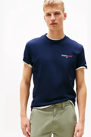Tommy Hilfiger T-shirt z okrągłym dekoltem i logo z tyłu