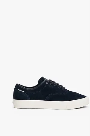 Tommy Hilfiger Zamszowe buty sportowe z logo