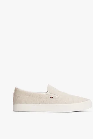 Tommy Hilfiger Lniane sztyblety z batystu