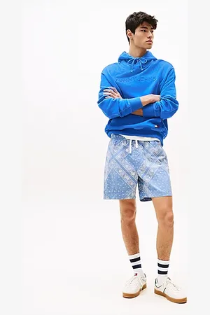 Tommy Hilfiger Luźne szorty plażowe z nadrukiem