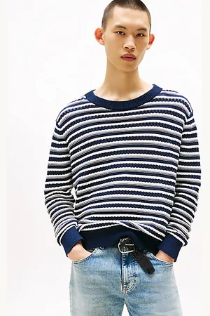 Tommy Hilfiger Sweter we wzór w bretońskie paski