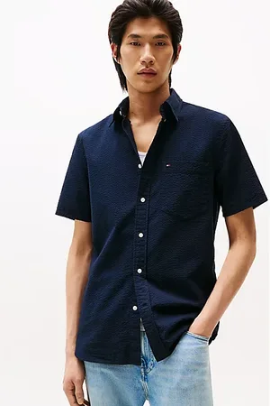 Tommy Hilfiger Koszula o regularnym kroju z sygnowanym kołnierzykiem