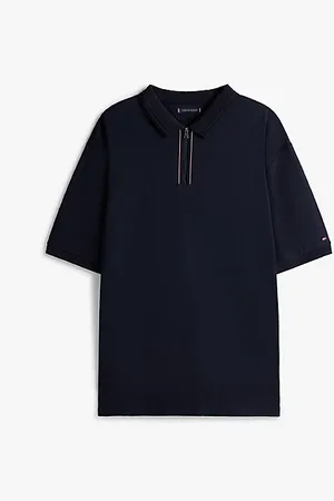 Tommy Hilfiger Koszulka polo Plus z zapięciem na zamek
