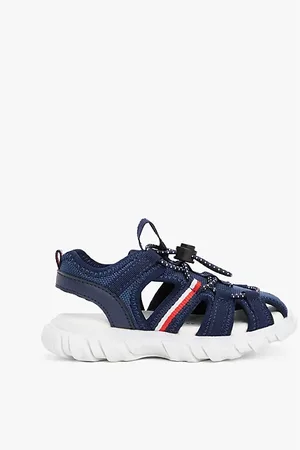 Tommy Hilfiger Sandały z elastyczną linką ze stoperem