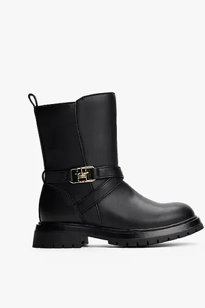 Tommy Hilfiger Botki z paskiem wokół kostki