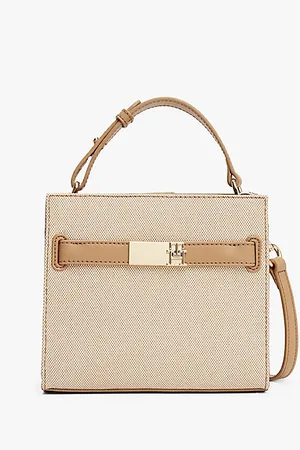 Tommy Hilfiger Płócienna torba crossbody na ramię Heritage
