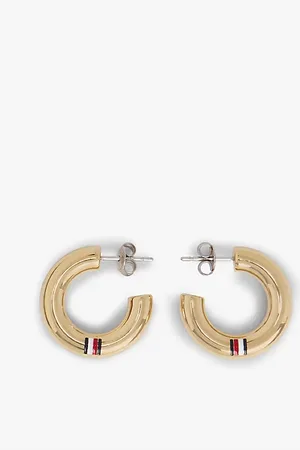 Tommy Hilfiger Kolczyki z pozłacanej stali nierdzewnej