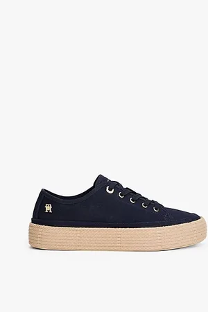 Tommy Hilfiger Płócienne tenisówki z monogramem TH
