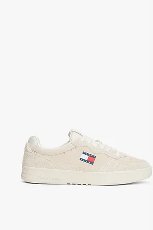 Tommy Hilfiger Trampki z zamszu na podeszwie z otokiem