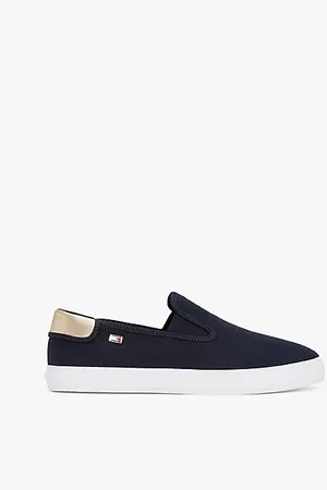 Tommy Hilfiger Wsuwane tenisówki z płótna