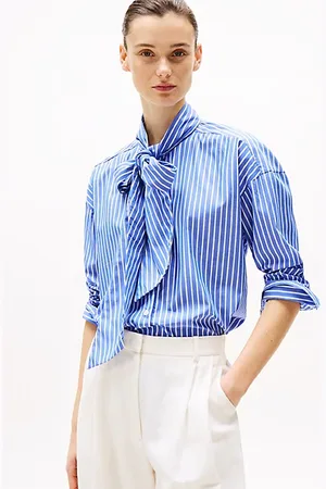 Tommy Hilfiger Koszula o luźnym kroju z kokardą