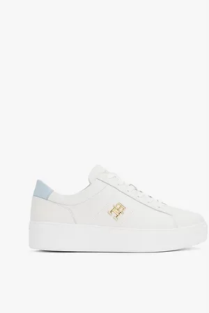 Tommy Hilfiger Skórzane buty sportowe na platformie