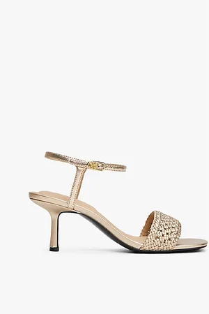 Tommy Hilfiger Metaliczne buty na kaczuszce