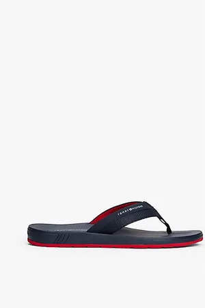 Tommy Hilfiger Japonki z logo na pasku