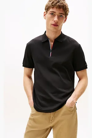 Tommy Hilfiger Koszulka polo o regularnym kroju z zapięciem na zamek